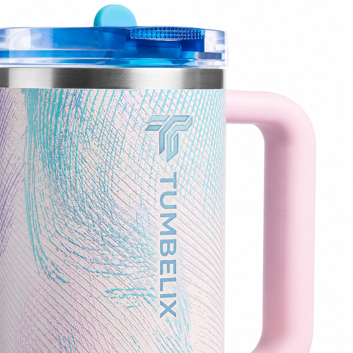 Tumbelix Cotton Candy Breeze Insulated Tumbler 40oz