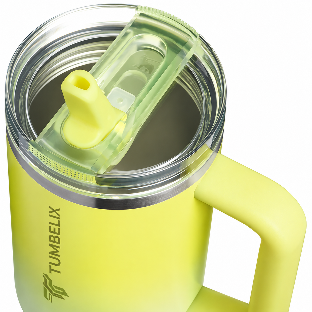 Tumbelix 40 oz Tumbler with Handle & Straw Lid
