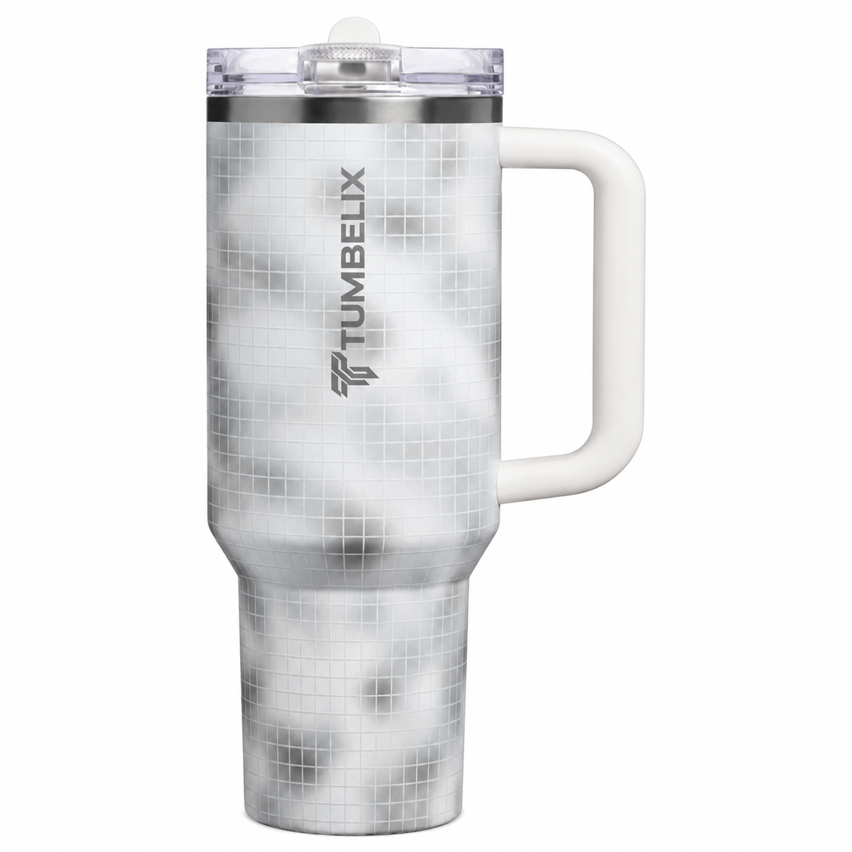Tumbelix 40 oz Tumbler with Handle & Straw Lid