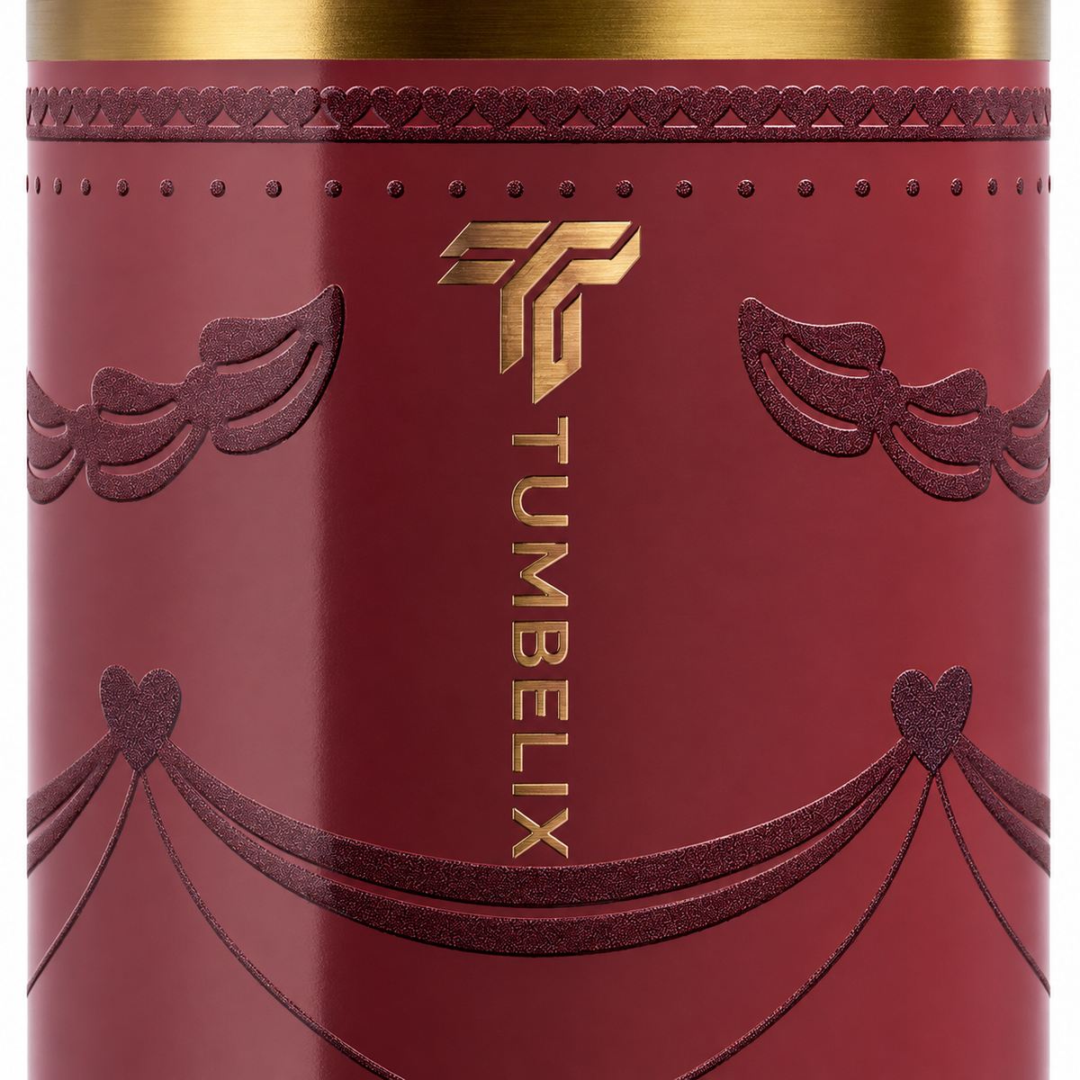 Tumbelix Cherry Luxe Insulated Tumbler 40oz